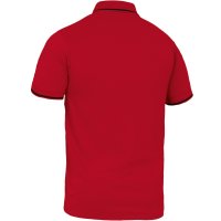 Polo Shirt Flex-Line rot/schwarz - Leibwächter®