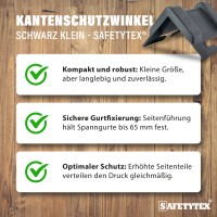 Kantenschutzwinkel schwarz klein - Safetytex&reg;