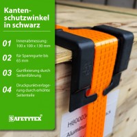 Kantenschutzwinkel schwarz klein - Safetytex&reg;