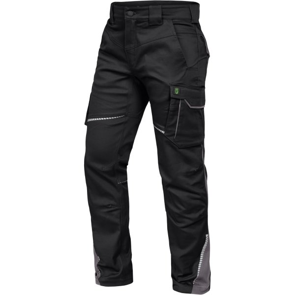 Bundhose OHNE Kniepolster Flex-Line schwarz/grau - Leibwächter®