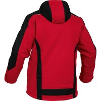 Winter Softshell Jacke Flex-Line rot-schwarz -...