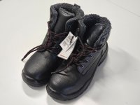 S3 Gef&uuml;tterte Arbeitsstiefel schwarz Brand MASTER Gr.43