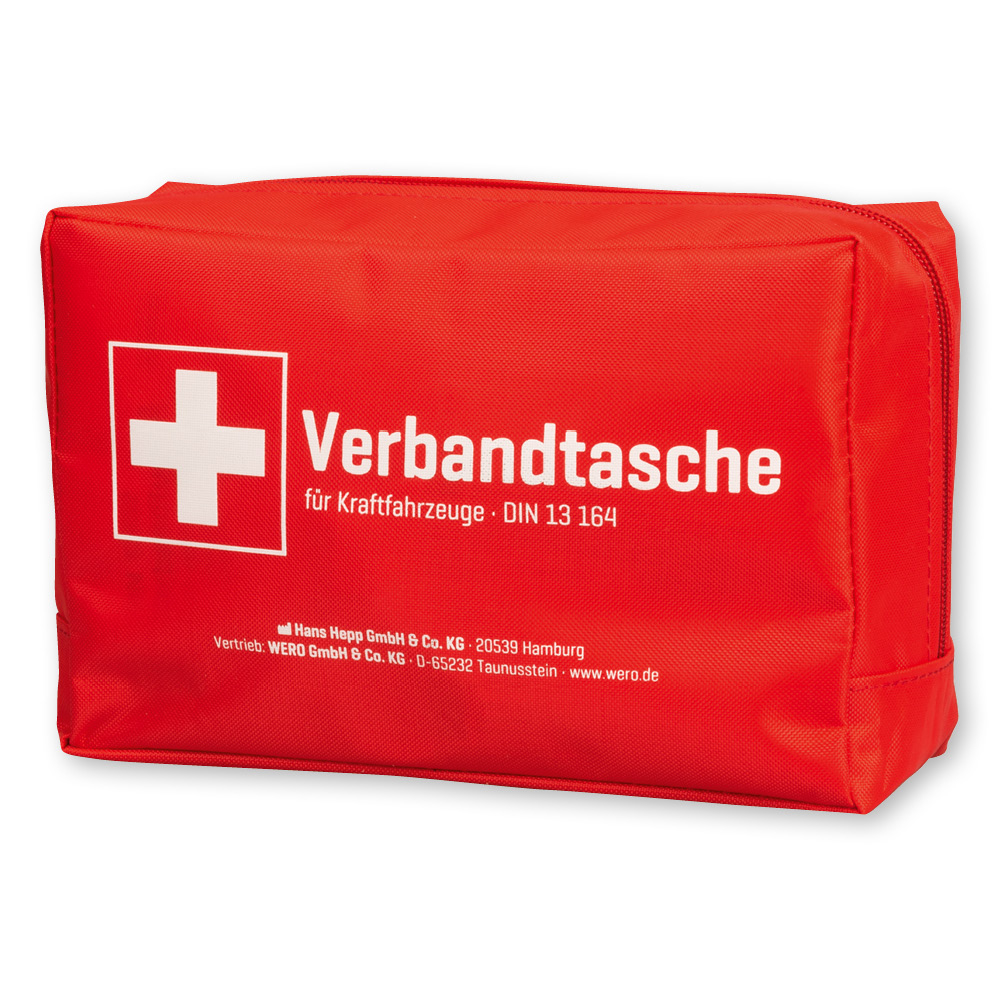 KFZ-Verbandstasche - feldtmann Inkl. Rettngsdecke, Handschuhen und Ve, 8,99  €