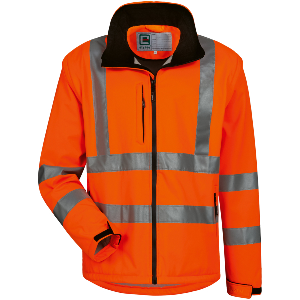 2in1 Warnschutz Softshell Jacke TYLER orange - Elysee&reg;