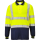 Zweifarbiges UV Warnschutz Langarm Polo-Shirt gelb - Portwest&reg;