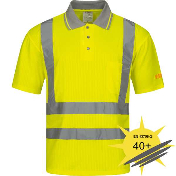 UV Warnschutz Polo Shirt DIEGO - Safestyle®