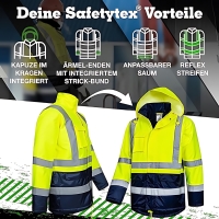 Winter Warnschutz Parka gelb ZIEGENDORF - Safetytex&reg;