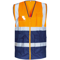 Warnschutz Weste KORNEL orange/marine - Safestyle&reg;