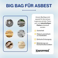 PLATTEN-BAG f&uuml;r Asbest 320 x 125 x 30 cm SWL 1.500 kg (84790) - Safetytex&reg;