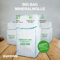 BIG BAG Mineralwolle 90 x 90 x 120 cm (8467) - Tector®