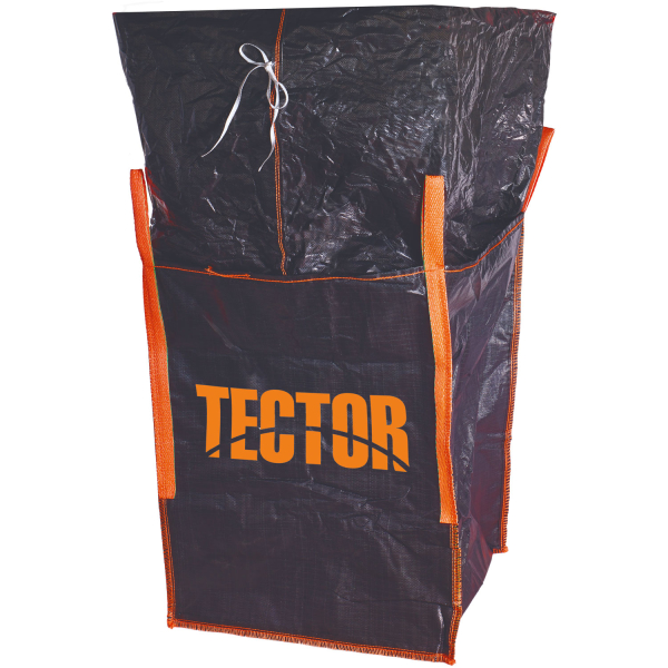 Big Bag mit Schürze schwarz 90 x 90 x 110 cm SWL 1.000 kg (84755) - Tector®