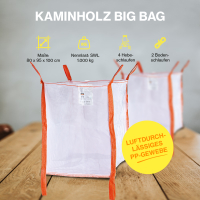 Kaminholz Big Bag 80 x 95 x 100 cm (84756) - Tector®