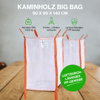 Kaminholz Big Bag 90 x 90 x 140 cm (84758) - Tector®