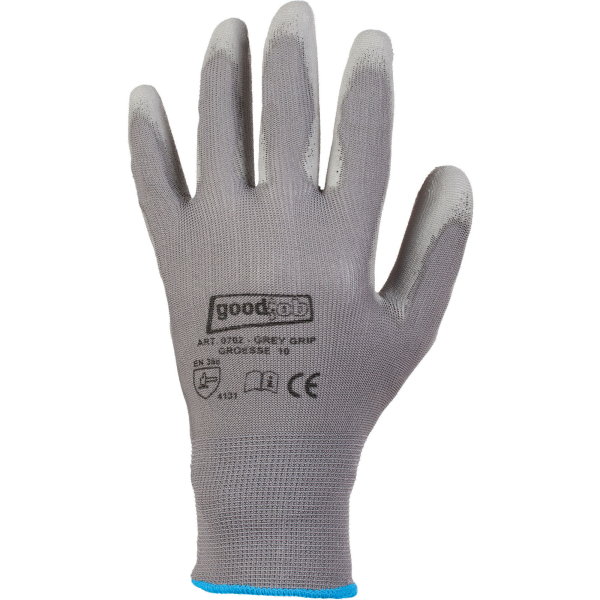 12 Paar PU Nylon Überzug Sicherheit Arbeits Handschuhe Bauarbeiter S/M/L 