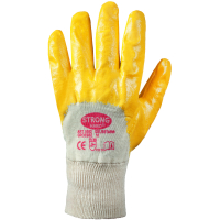 Arbeitshandschuh Handschuhe Nitril Gelbstar Stronghand® Gr.7 