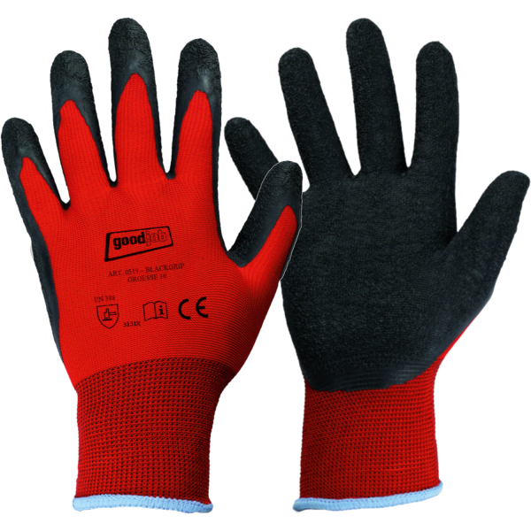 Strick Handschuhe BLACKGRIP - Goodjob® 9