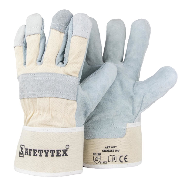 Rindspaltleder Handschuhe NEUBURG - Safetytex®