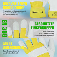 Rindvollleder Handschuhe SPORNITZ - Safetytex&reg;