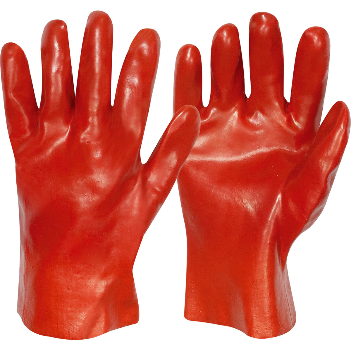 pvc handschuhe in rot von stronghand