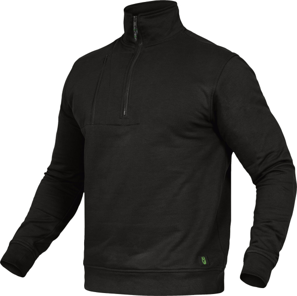Zip-Sweater Flex-Line schwarz - Leibwächter®