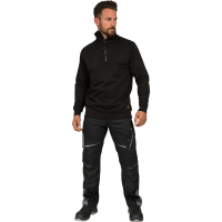 Zip-Sweater Flex-Line schwarz - Leibw&auml;chter&reg;