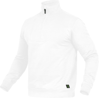 Zip-Sweater Flex-Line weiß - Leibwächter®