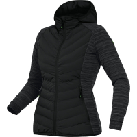 Damen Hybrid Jacke schwarz/grau - Leibwächter®