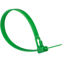 Wiederlösbare Kabelbinder grün