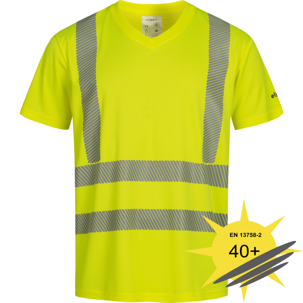 UV- und Warnschutz T-Shirt gelb BURGUM - Elysee®