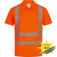 UV- und Warnschutz Polo Shirt orange HAVELTE - Elysee&reg;
