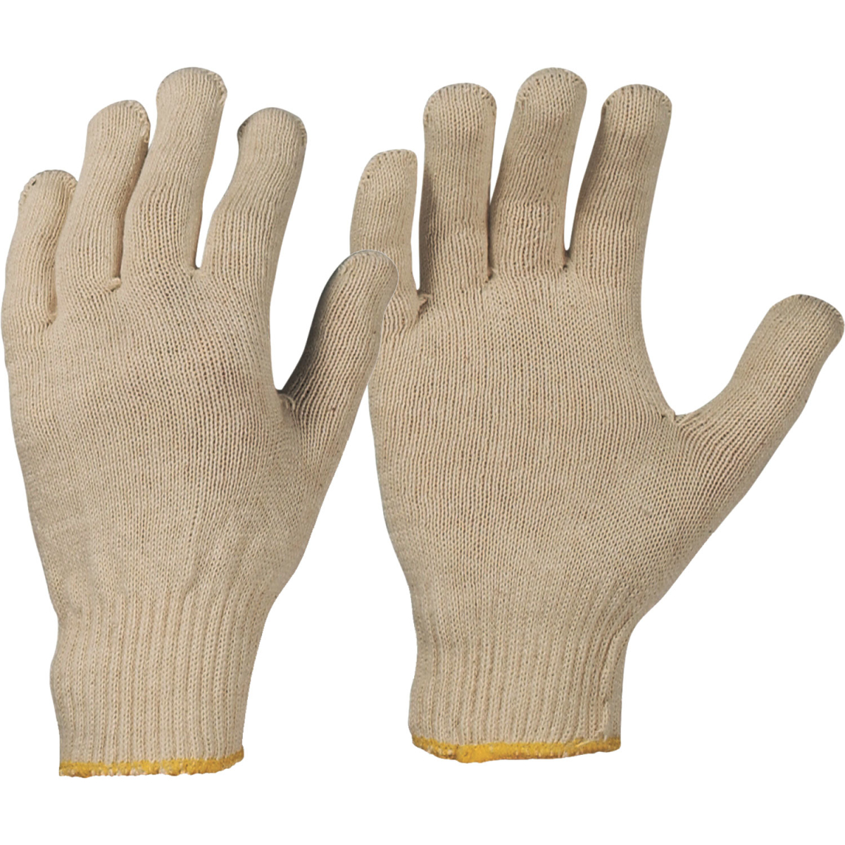 baumwoll arbeitshandschuhe in beige von stronghand