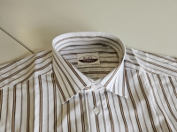 Gastrohemd Kellnerhemd gestreift Servicehemd Servicekleidung Hemd NUORO