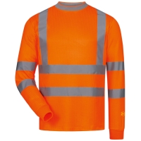UV Warnschutz Langarm Shirt orange NEVIO- Safestyle®